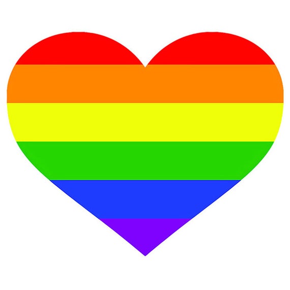 Amazon Com Rainbow Flag Heart Gay Pride Month Lgbtq Vintage Retro Gift ...