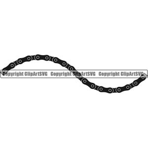 Fahrrad Kette Wellenlinie Bordüre Rahmen Zyklus Radfahren Fahrrad Rennen BMX Racing Teil Geschwindigkeit Design Element Art Logo SVG PNG Vektor Cricut Schnitt Schneiden