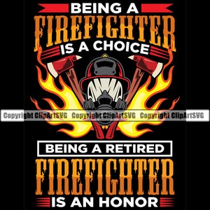 Pompiere in pensione eroe scudo segno USA America bandiera americana fuoco antincendio salvataggio vigile del fuoco EMT Logo SVG Clipart vettoriale Cricut Cut File