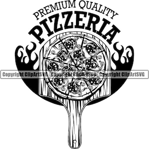Pizza Slice Pie Toppings Steaming Hot Home Made Food Delivery Label Cook Italian Cheese Meal Logo.SVG .PNG Clipart Vector Cricut Cut Cutting