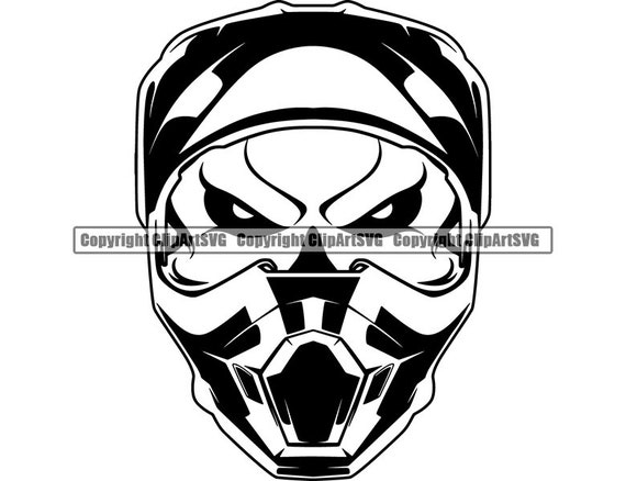 Motorcycle Armor Helmet Racing Dirt Bike Motorcross Motocross Etsy