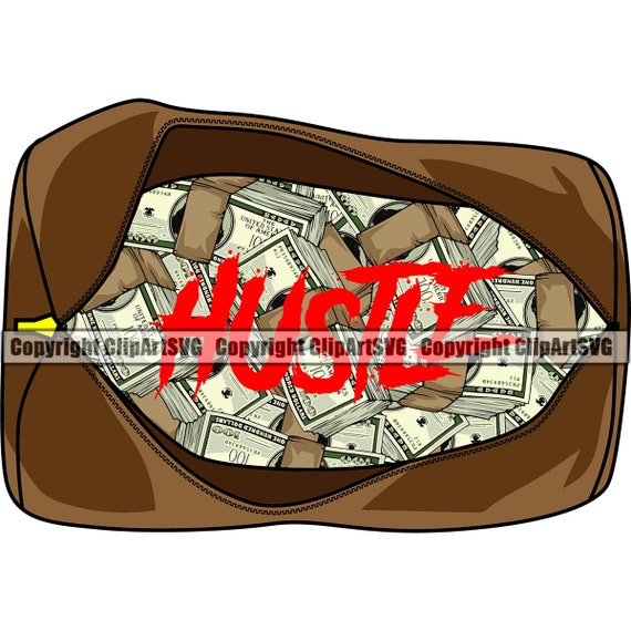 Money Duffle Bag 100 Hundred Dollar Bill Sack Stack Wealth Etsy