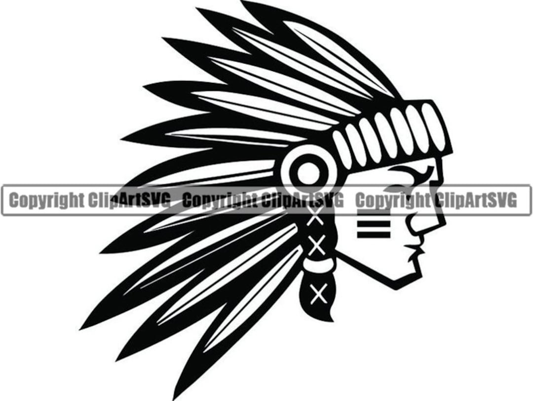 Indian Chief 1 Mascot Head Face Native American Cartoon - Etsy Indian Chief 1 Mascot Head Face Native American Cartoon - Etsy