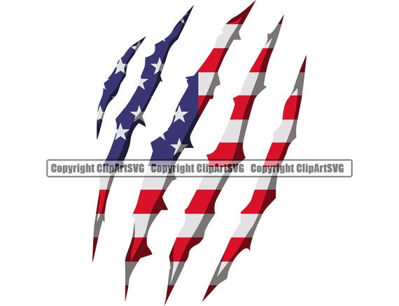 Ripped Flag Logo