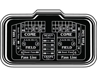 Casino Table #1 Gambling Casino Las Vegas Betting 777 Hardrock Jackpot Luck Game .SVG .PNG Clipart Vector Cricut Cut Cutting