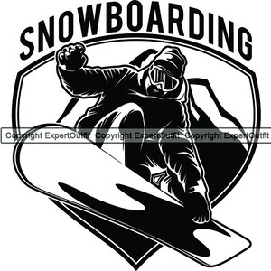 Snowboarding Snowboard Snowboarder Schneebrett Extremsport Text Logo Wort Zeichen Signage Emblem .SVG .PNG Clipart Vektor Cricut Schnitt Schneiden