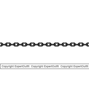 May include: A black chain link pattern, repeating horizontally across the image.