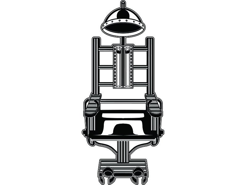 Electric Chair #1 Hat Electric Chair Uniform Crime Criminal Security Legal Justice System .SVG .PNG Clipart Vector Cricut Cut Cutting