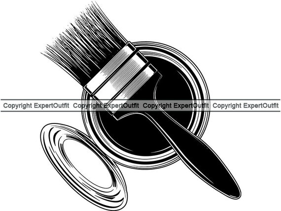 Paint Palette and Brushes VECTOR' Mouse Pad