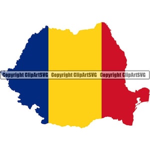 May include: A blue, yellow, and red map of Romania. The colors are arranged vertically, with blue on the left, yellow in the middle, and red on the right.