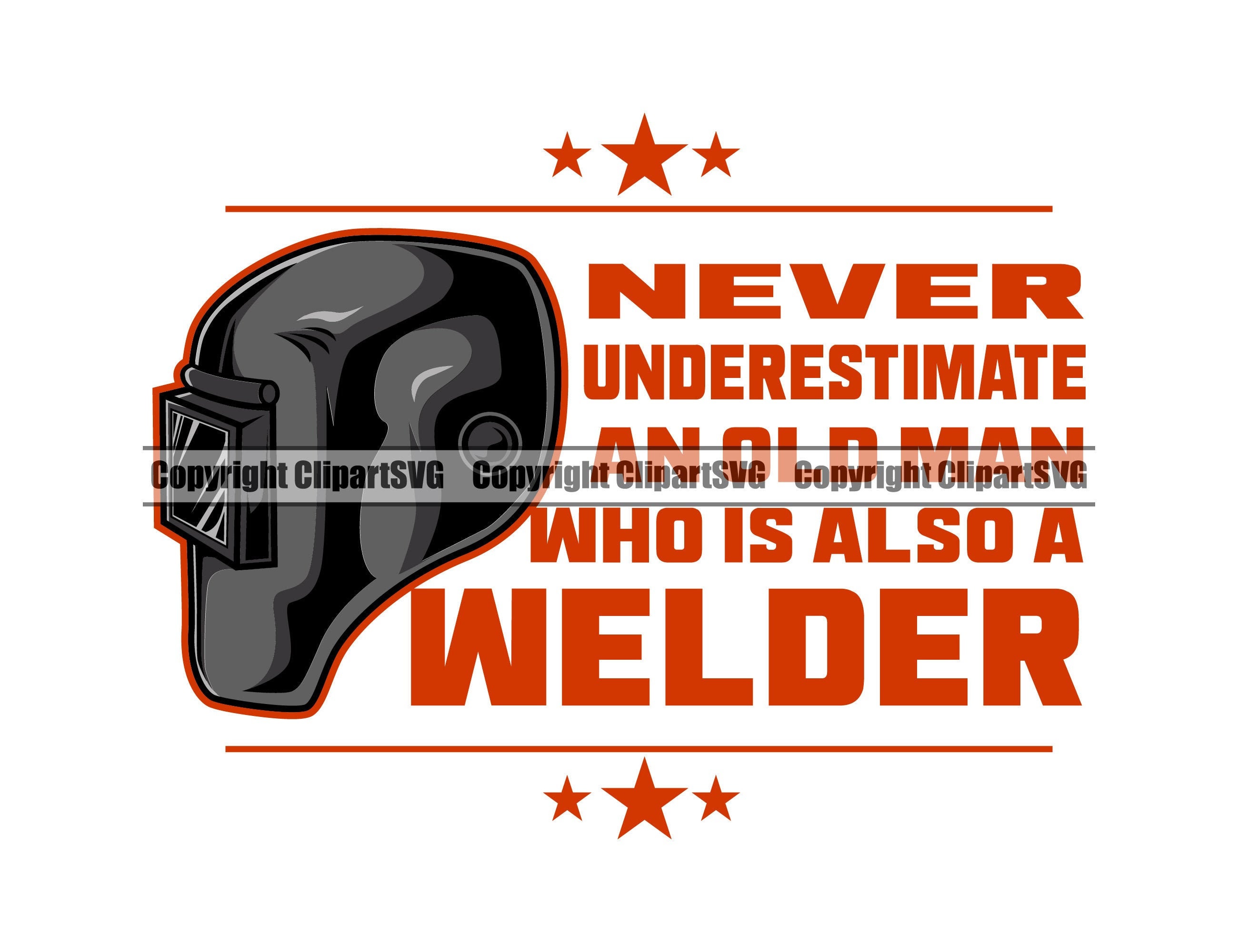 Welder never underestimate for sale  