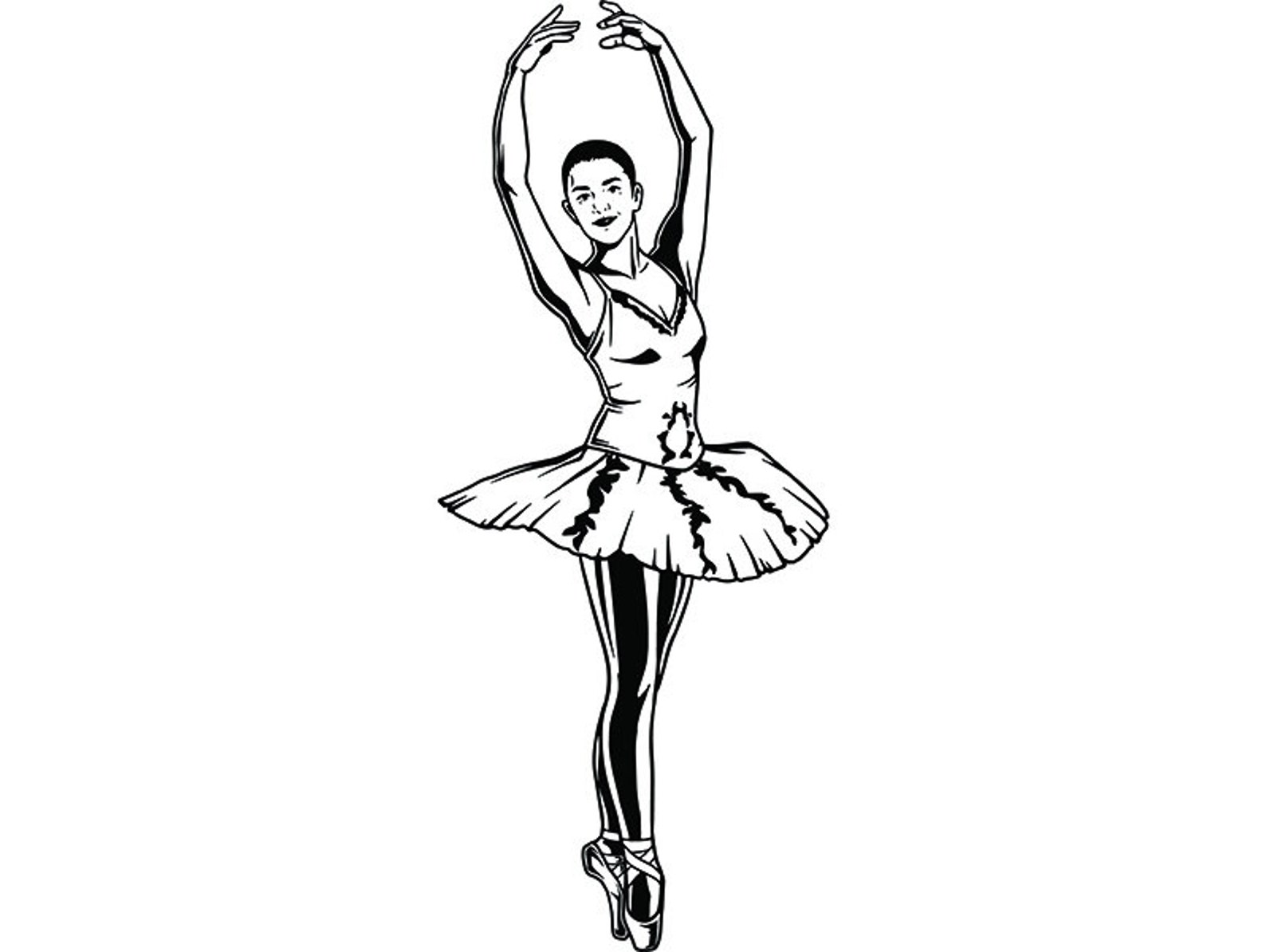 ballet dancer #1 ballerina music dance performance dancing dancer classical grace logo .svg .png clipart vector cricut cut cutti