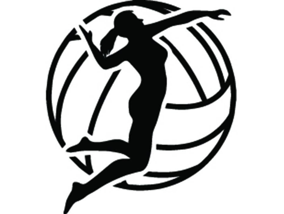Volleyball Logo 4 Female Womens Girls Ball Player Sport Team Etsy