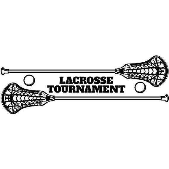 Lacrosse Logo 8 Sticks Crossed Equipment Field Sports Game | Etsy