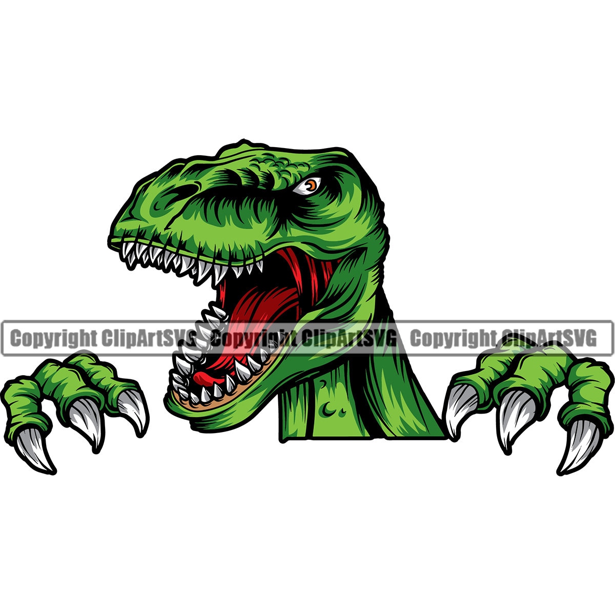 Tyrannosaurus Rex Dinosaur T-rex Jurassic Fear Reptile Animal Fossil Angry  Mean Mascot Art Design Logo SVG PNG Clipart Vector Cut Cutting - Etsy Israel, image size:1200x1200