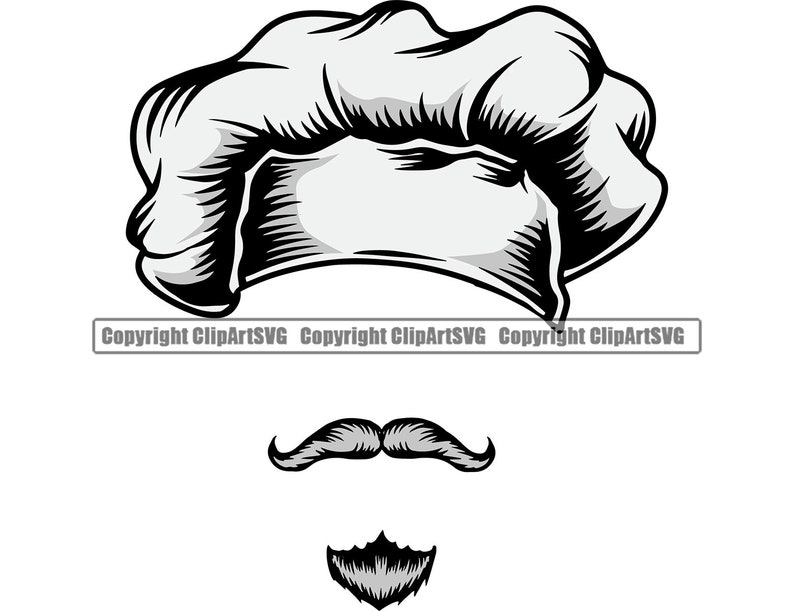 Chef Cook Knife Whisk Hat Cap Cooking Food Bake Baker Baking Etsy