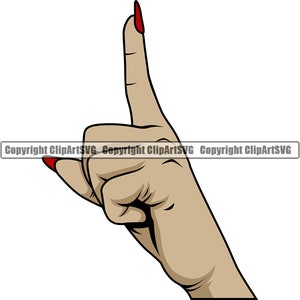 Finger Point Gesture Number 1 Hand Middle Shhh Shut Up Mouth Quiet Attitude Design Element Logo SVG PNG Clipart Cricut Vector Cut Cutting