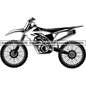 Motorcycle Racing Dirt Bike Helmet Motorcross Motocross Extreme Race Motorbike Moto Sport Racer Art Logo SVG PNG Vector Clipart Cut Cutting