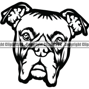 Boxer #47 Dog Breed K-9 Animal Pet Hound Pedigree Canine Purebred Cartoon Purebred Puppy Logo .SVG .PNG Clipart Vector Cricut Cut Cutting