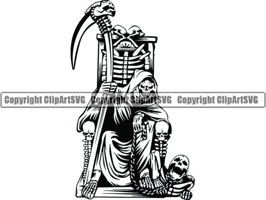 Grim Reaper 8 Skull Death Sickle Evil Kill Killer Grim Horror Ghost ...