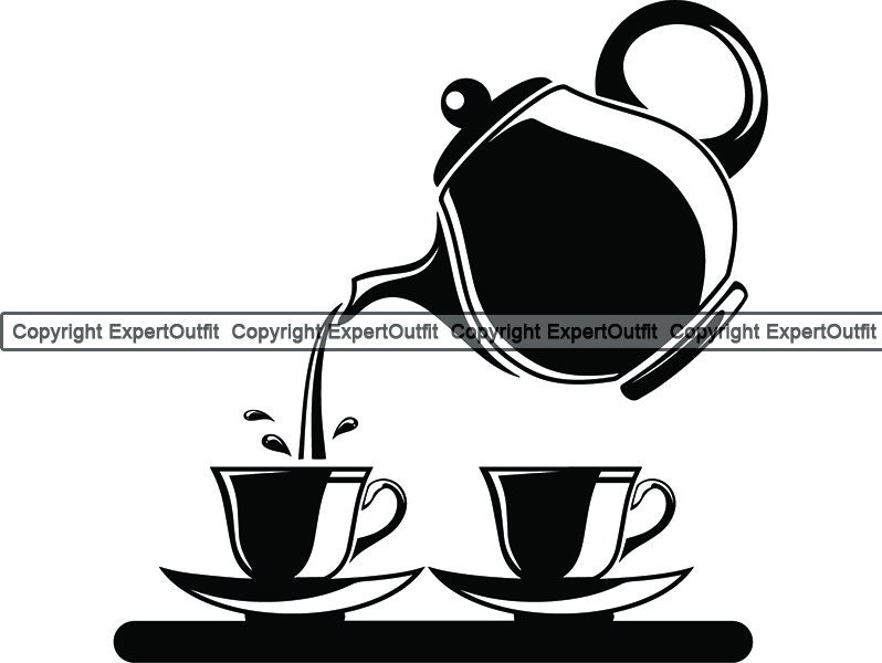Kettle linocut black and white kitchen appliance coffee and tea water ketle  Coffee Mug by monoo