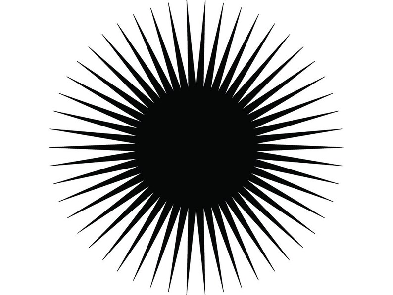 Sunburst 17 Light Rays Sunshine Shine Sun Star Starburst Etsy