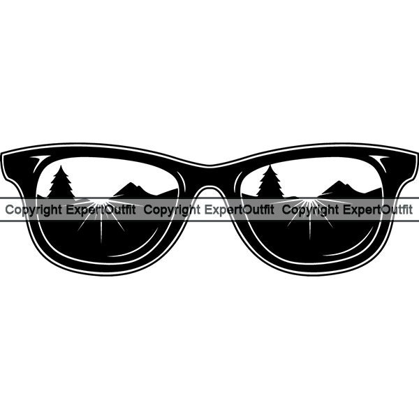 Sunglasses #2 Shades Sunnies Sun Glasses Eye Wear Fashion Cop Police Aviators Uniform Logo .SVG .EPS .PNG Clipart Vector Cricut Cut Cutting