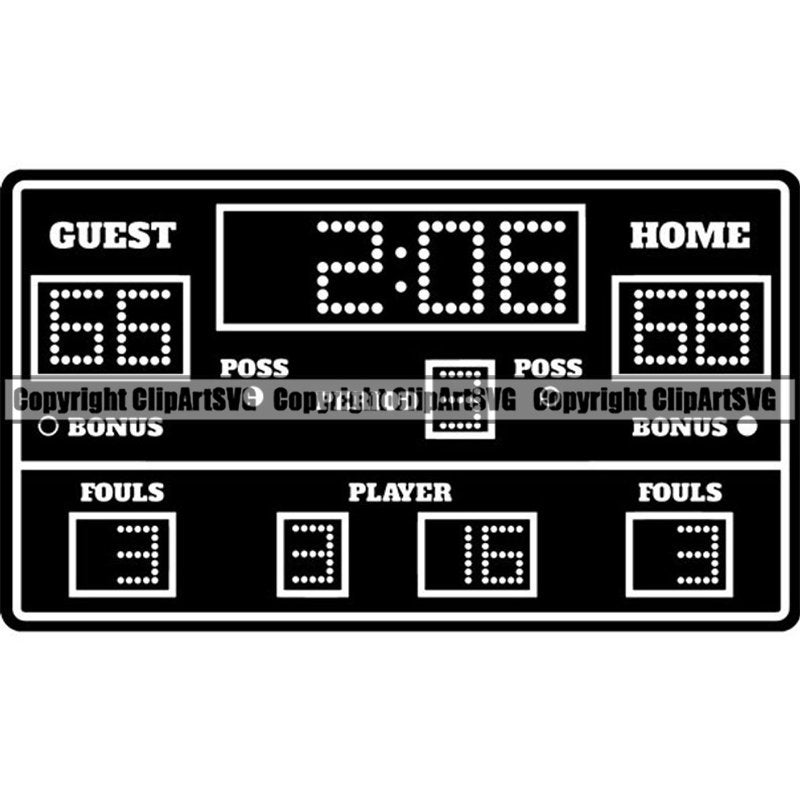 Basketball Scoreboard Template Basketball Scoreboard Template