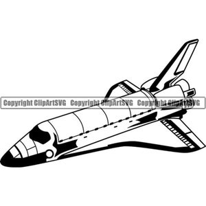 Space Shuttle #2 Astronaut NASA ruimteverkenning astronomie ruimteschip raket missie lancering Logo. SVG. EPS Clipart Vector Cricut knippen snijden