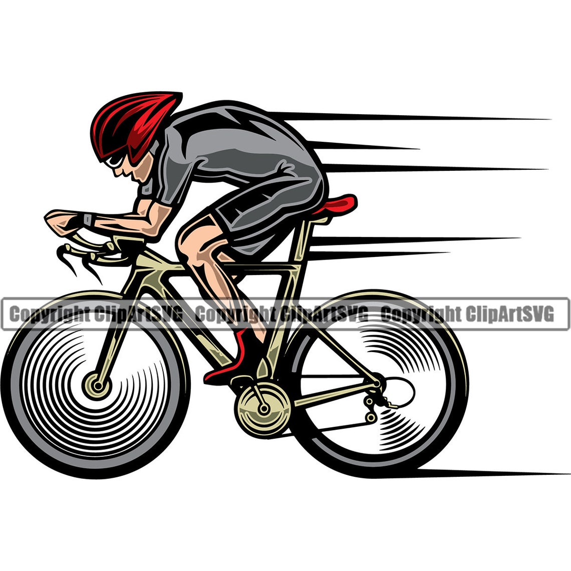 Bicycle Race Racing Racer Cycle Cycling Cyclist Bike Sports 10 Speed ...