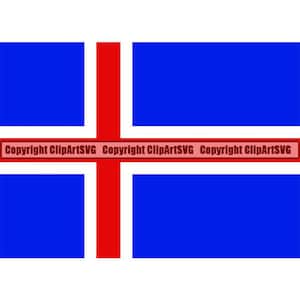 Islanda islandese nordico isola Europa paese mondo nazione nazionale bandiera Logo arte. JPG. PNG Clipart Clip Art Design grafico Scarica File