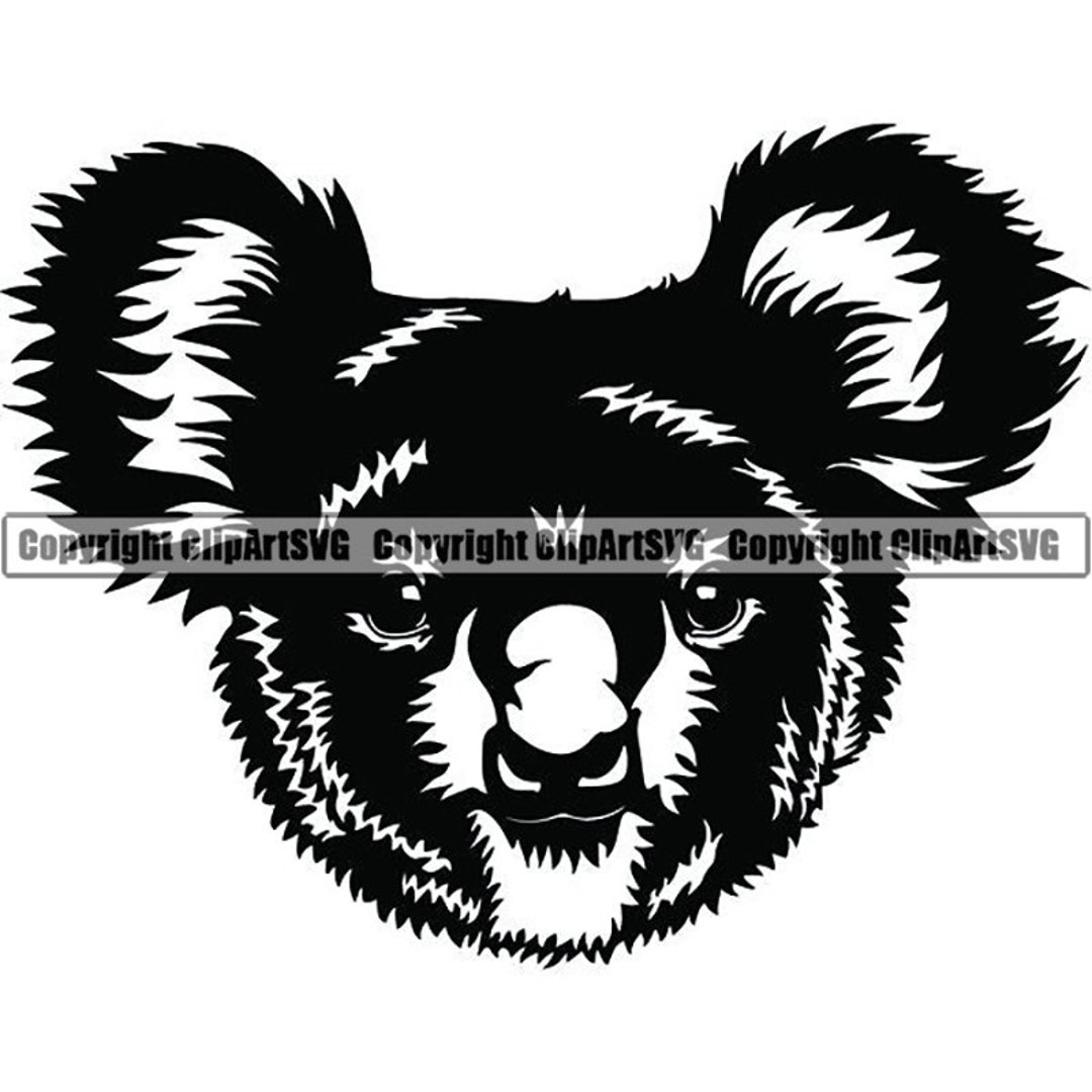 Koala Bear 3 Head Face Australia Wild Animal Cartoon Wildlife - Etsy Canada Koala Bear 3 Head Face Australia Wild Animal Cartoon Wildlife - Etsy Canada