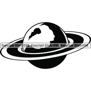 Planet #6 Crater Asteroid Meteor Solar System Astronaut Space Galaxy Universe Moon Astronomy Nasa .SVG .PNG Vector Cricut Cut Cutting