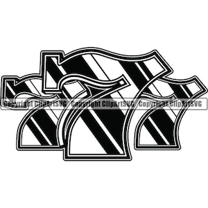 Máquina tragamonedas #3 Tragamonedas Juegos de azar Casino Las Vegas Apuestas 777 Jackpot Suerte Juego .SVG .EPS .PNG Clipart Vector Cricut Corte Corte Imprimible Fie