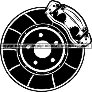 Bremsbeläge Mechaniker Logo Auto Reparatur Service Fix Garage Shop Verkauf Autoteil Biker Motorrad Mechaniker SVG PNG Clipart Vektor Schneiden Schneiden