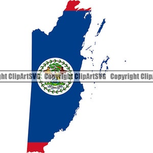 Belize Caribbean Island Country World National Nation Flag Symbol Map Logo Art .JPG .PNG Digital Clipart Clip Art Design Graphic Download