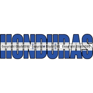 Honduras Nombre hondureño Palabra Texto Bandera Nombre País Nación Mundial Mapa Signo Símbolo Elemento de Diseño Logotipo SVG PNG Clipart Vector Corte Archivo