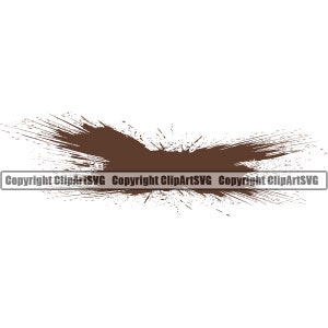 Mud Chocolate Smear Splash Drip Splatter Splat Liquid Drop Paint Poop Feces Stain Design Element Art Logo SVG PNG Clipart Vector Cutting