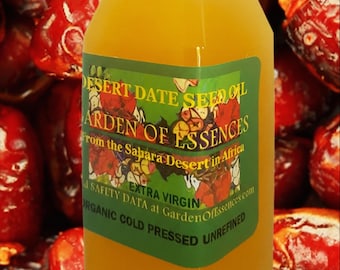 SALE Desert Date Seed Oil Organic COLD PRESSED Unrefined Desert Date Serum for Lines and Dry Skin, Organic Anti-aging Oil, GardenOfEssences