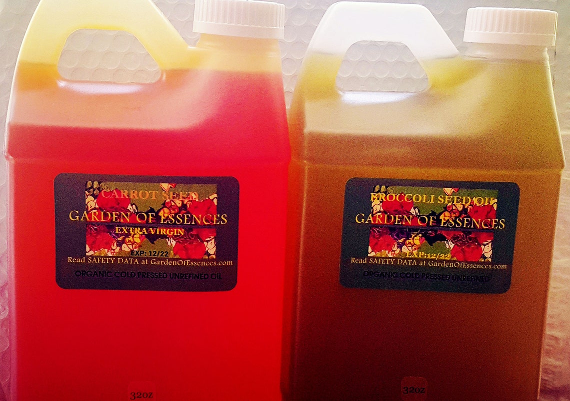 Organic Broccoli Seed Oil UNREFINED Cold Pressed Antiaging Etsy