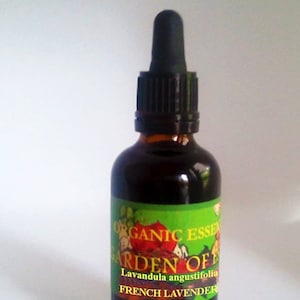 ORGANIC LAVENDER Essential Oil Undiluted, French Lavender Essential Oil, Muscle Relaxant, Soothing Oil, Stiff Joint Relief, GardenOfEssences