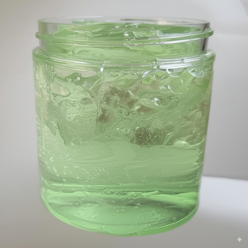 Organic Cucumber Gel for Puffy Eye Bags+Eye Lines, Like Aloe Gel, Face Hydrate for Dry, Sensitive Skin Cooling Calming Mask GardenOfEssences image 5