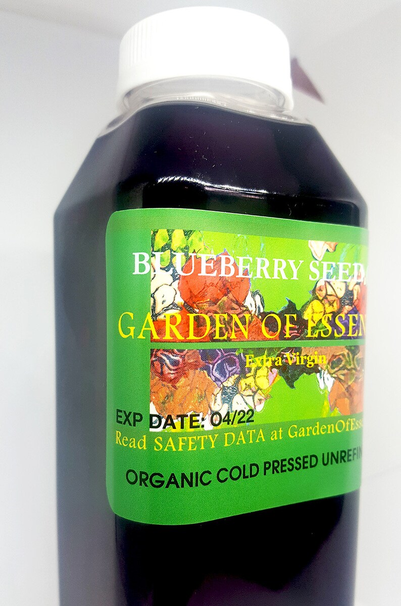 ORGANIC Blueberry Seed Oil UNREFINED Cold Pressed Antiaging Etsy