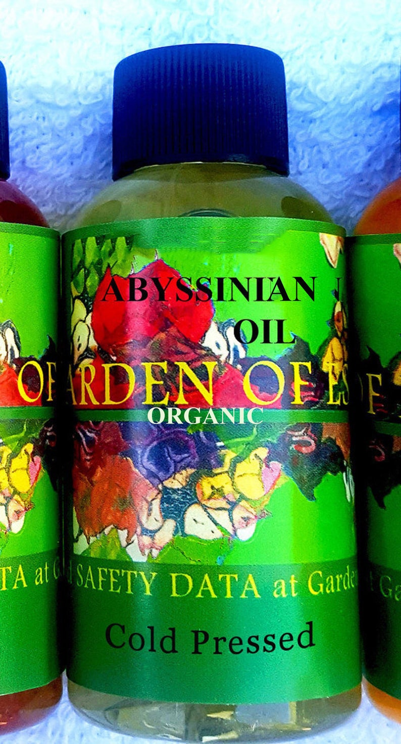 Organic Abyssinian Oil Cold Pressed UNREFINED From Africa Etsy