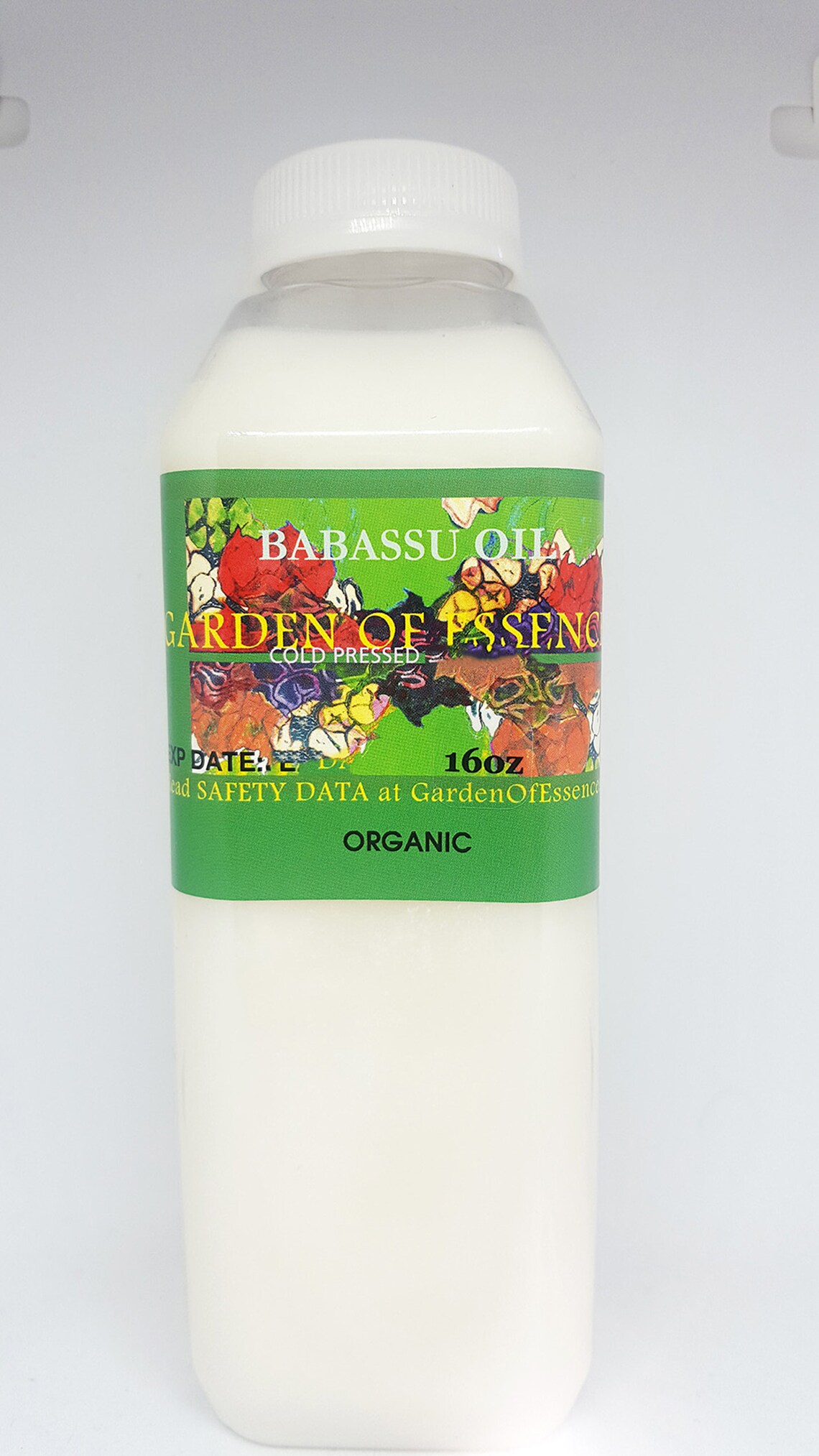 Organic Babassu Oil - Cold Pressed, 100% Pure Carrier Oil (Choose Your Size: 2oz To 7lb)