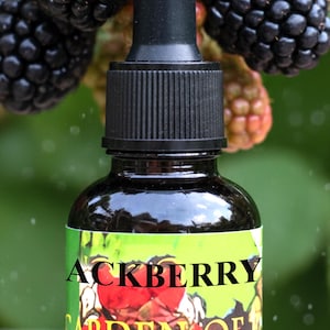 ORGANIC BLACKBERRY Seed Oil UNREFINED Cold Pressed Anti-aging for Sensitive Skin, Soothing Serum for Breakouts, Dry Skin,  GardenOfEssences