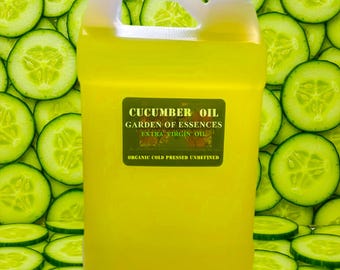 SALE ORGANIC Cucumber Seed Oil UNREFINED Cold Pressed, Calming, Anti-aging Oil, Hydrating Oil for Fine Lines + Crepey Skin GardenOfEssences