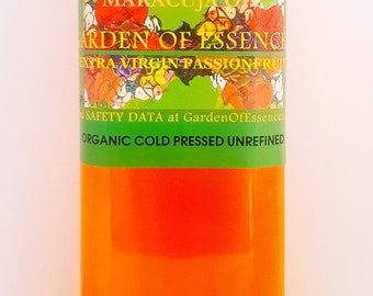 ORGANIC Passion Fruit Maracuja Oil, UNREFINED Cold Pressed Passionfruit Oil, Anti-aging Face Oil for Dry Skin, Calming, GardenOfEssences