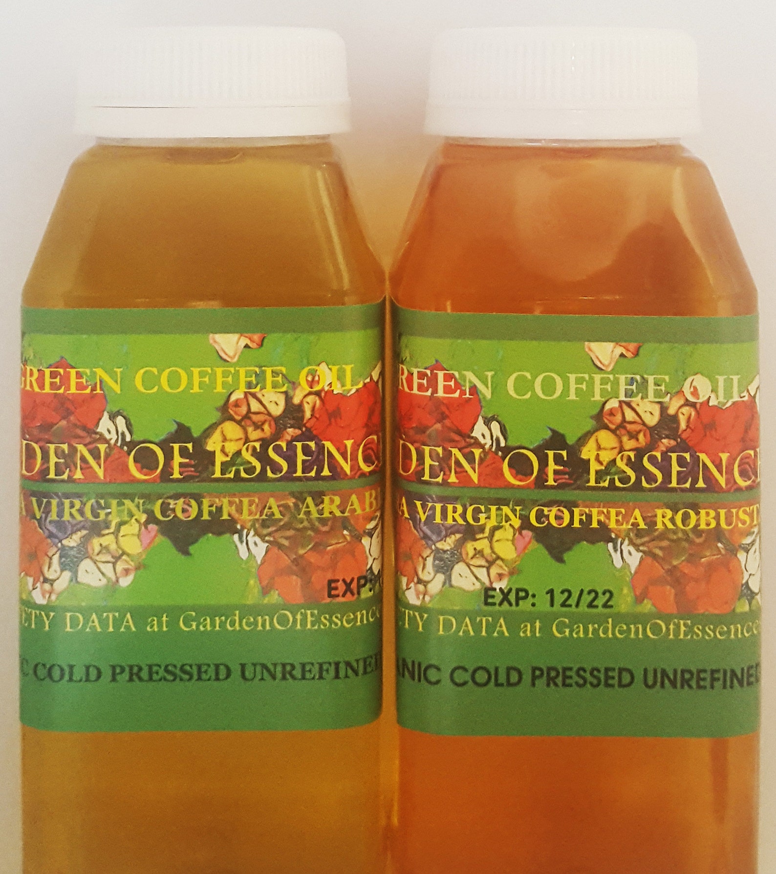 ORGANIC Green Coffee Oil UNREFINED Cold Pressed Antiaging Etsy