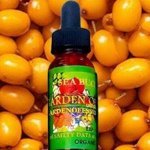 SALE Organic Sea Buckthorn Oil CO2 Extract UNREFINED, Anti-aging Hydrating Skin Oil for Lines, Calms Irritation + Breakout, GardenOfEssences image 7
